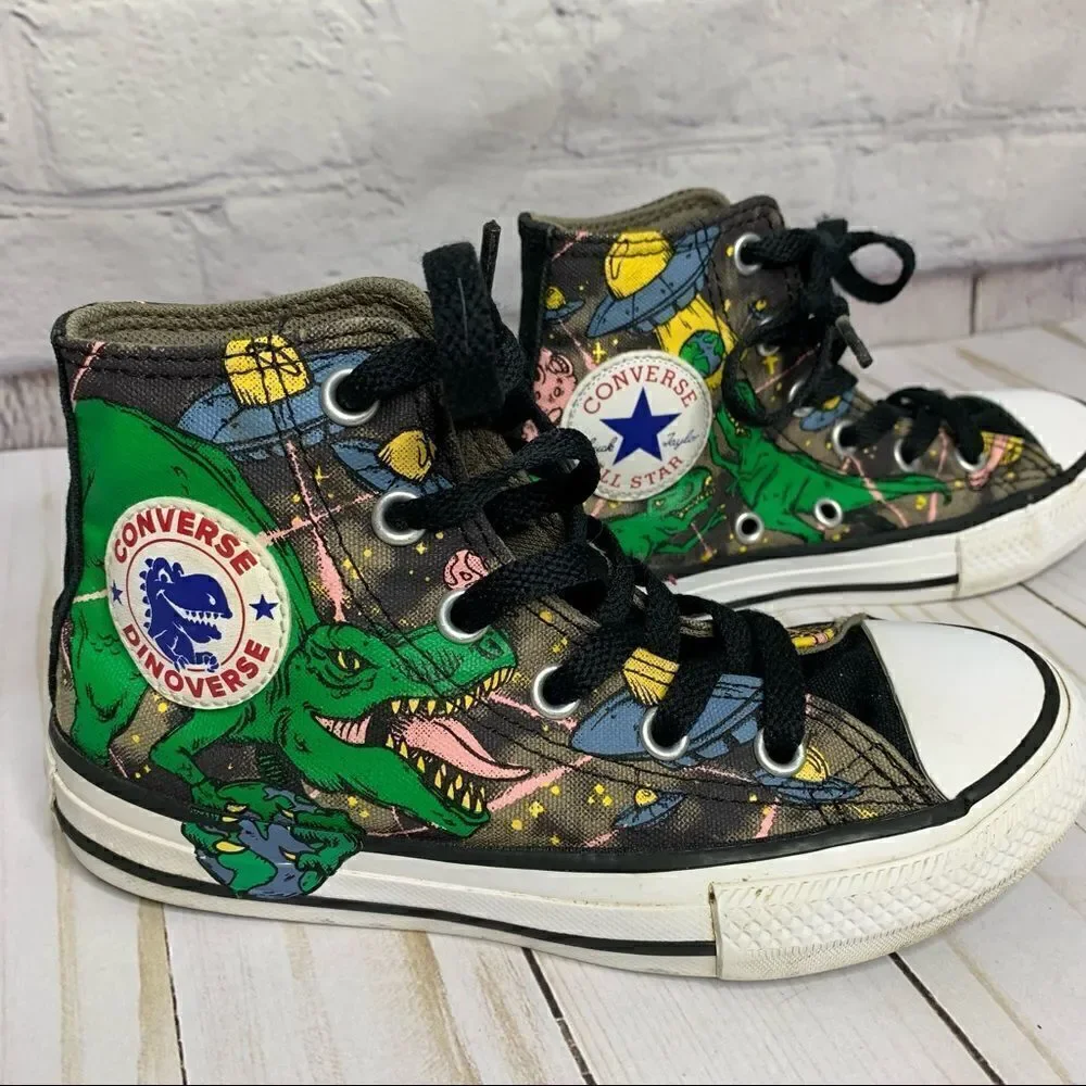 Converse Unisex-Junior Chuck Taylor All Star Interstellar Dino's Sneaker